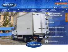 Tablet Screenshot of carrosserie-aubineau.fr